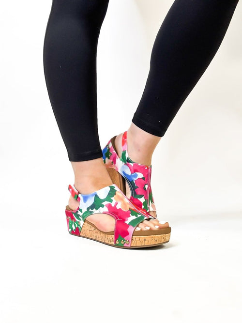Corky's Flowers Volta II Sandals FINAL SALE - Macoma Boutique302 Wedges & Heels