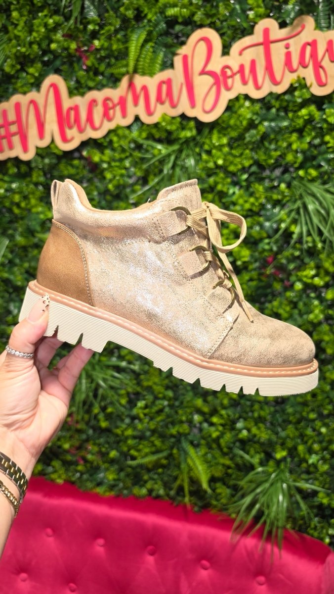 Corky's Gold Campfire Boots - Macoma Boutique303 Mules & Boots