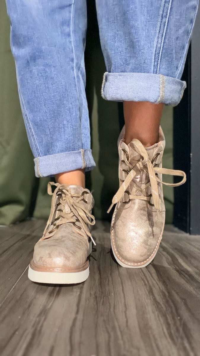 Corky's Gold Campfire Boots - Macoma Boutique303 Mules & Boots
