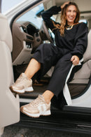 Corky's Gold Cracked Metallic No Prob Sneakers - Macoma Boutique301 Sneakers