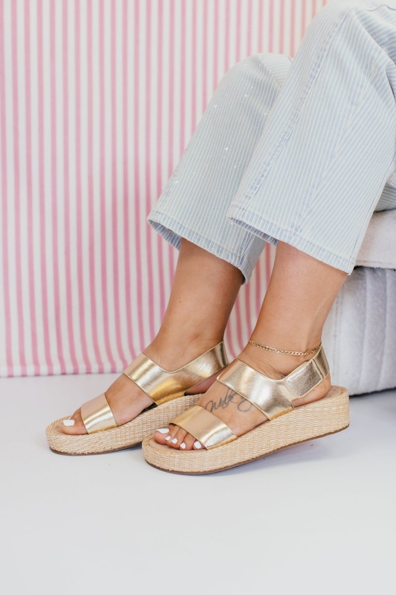 Corky's Gold Heatwave Sandals - Macoma Boutique304 Sandals