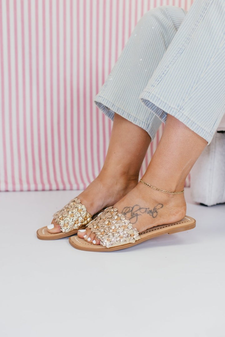 Corky's Gold Metallic Spring Fever Sandals - Macoma Boutique304 Sandals