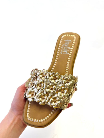 Corky's Gold Metallic Spring Fever Sandals - Macoma Boutique304 Sandals