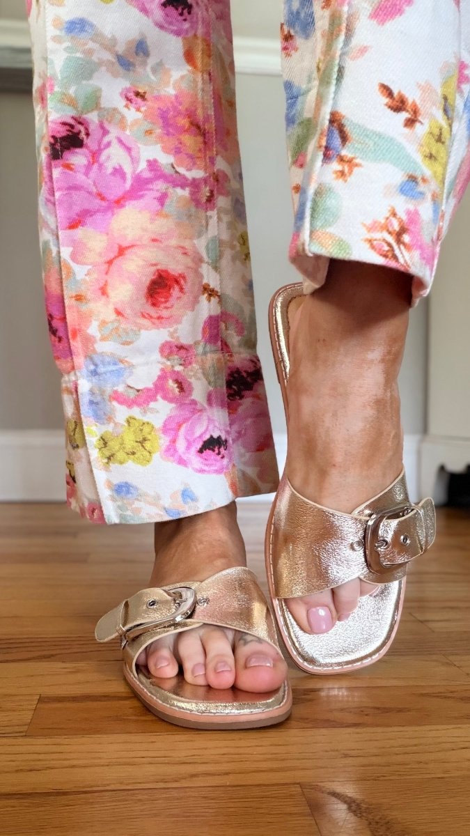 Corky's Gold Pick Me Up Sandals - Macoma Boutique304 Sandals