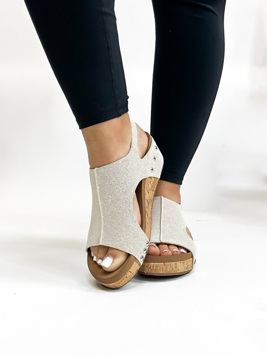 Corky's Gold Shimmer Volta II Wedges - Macoma Boutique302 Wedges & Heels
