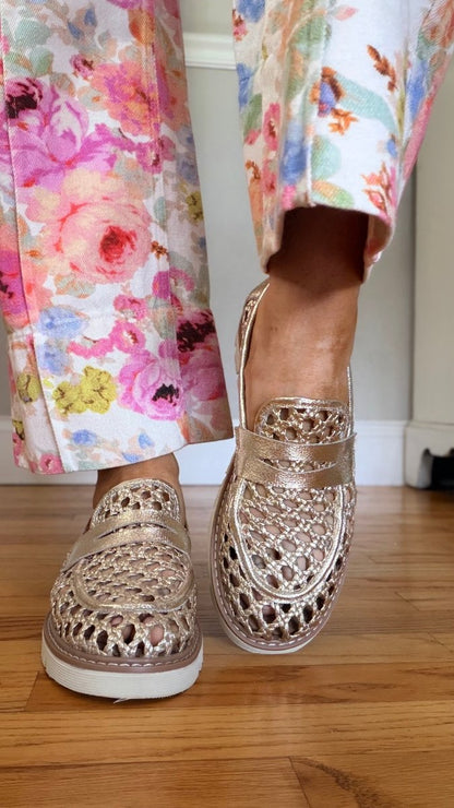 Corky's Gold So Put Together Shoes - Macoma Boutique303 Mules & Boots