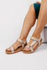 Corky's Gold Wash Metallic Don't Tempt Me Sandals FINAL SALE - Macoma Boutique302 Wedges & Heels