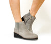 Corky's Grey Faux Suede Apple Sauced Boots - Macoma Boutique303 Mules & Boots