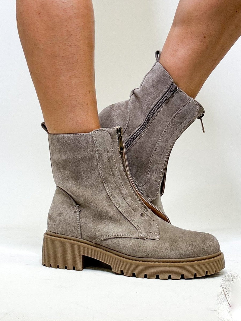Corky's Grey Unzip Me Boots