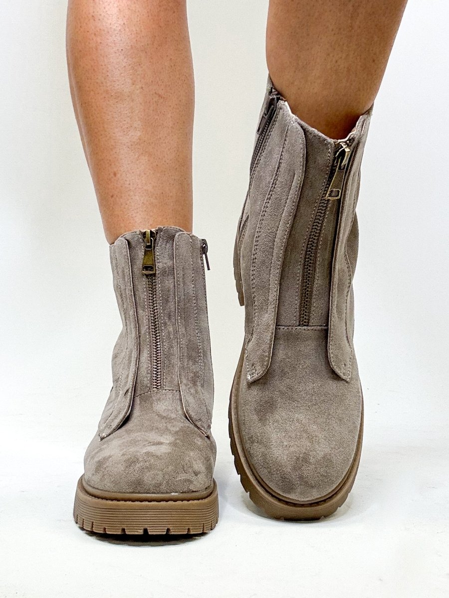 Corky's Grey Unzip Me Boots - Macoma Boutique303 Mules & Boots
