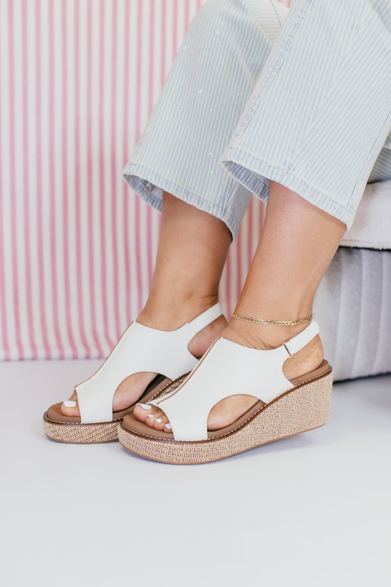 Corky's Ivory 2 Carley Sandals - Macoma Boutique302 Wedges & Heels