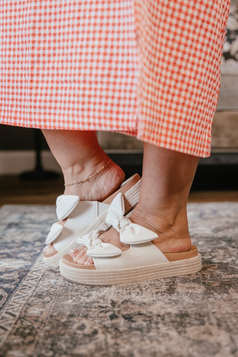 Corky's Ivory Combo Lil Bit Knotty Sandals - Macoma Boutique304 Sandals