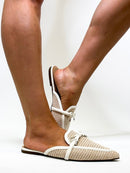 Corky's Ivory Combo Tip Included Mules - Macoma Boutique303 Mules & Boots
