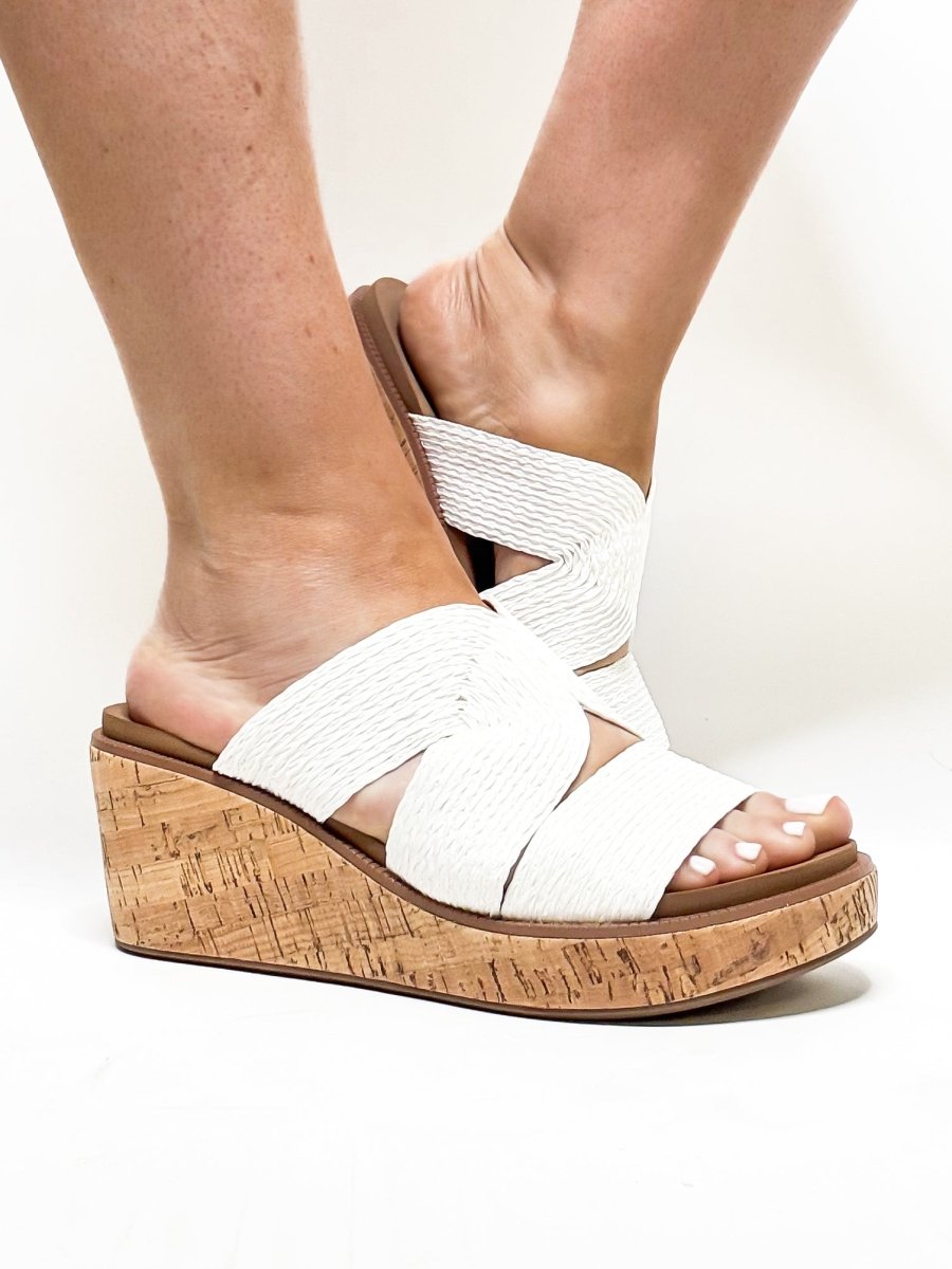 Corky's Ivory Golden Hour Wedges FINAL SALE