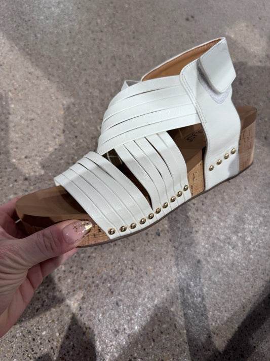 Corky's Ivory Good For You Wedges - Macoma Boutique302 Wedges & Heels