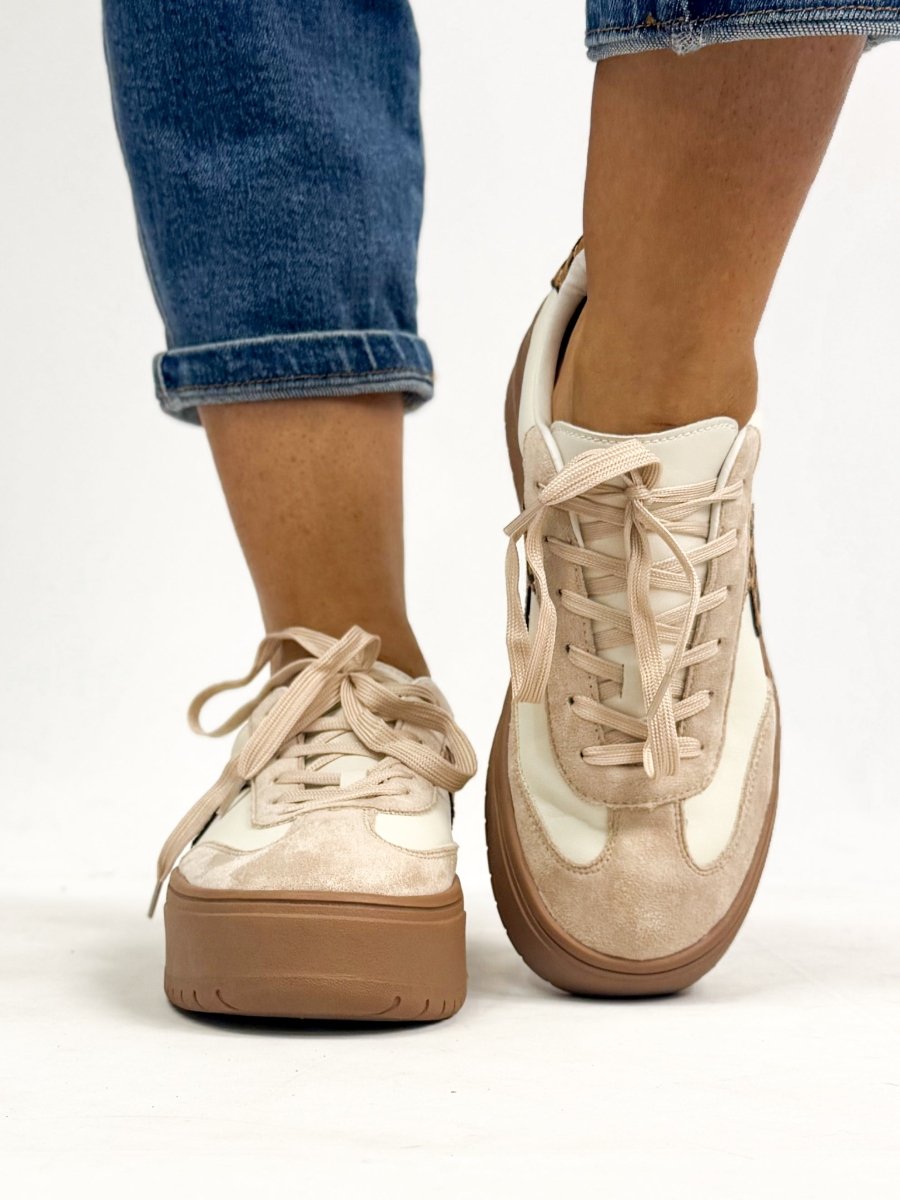 Corky's Ivory Pop Off Sneakers - Macoma Boutique301 Sneakers