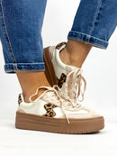 Corky's Ivory Pop Off Sneakers - Macoma Boutique301 Sneakers
