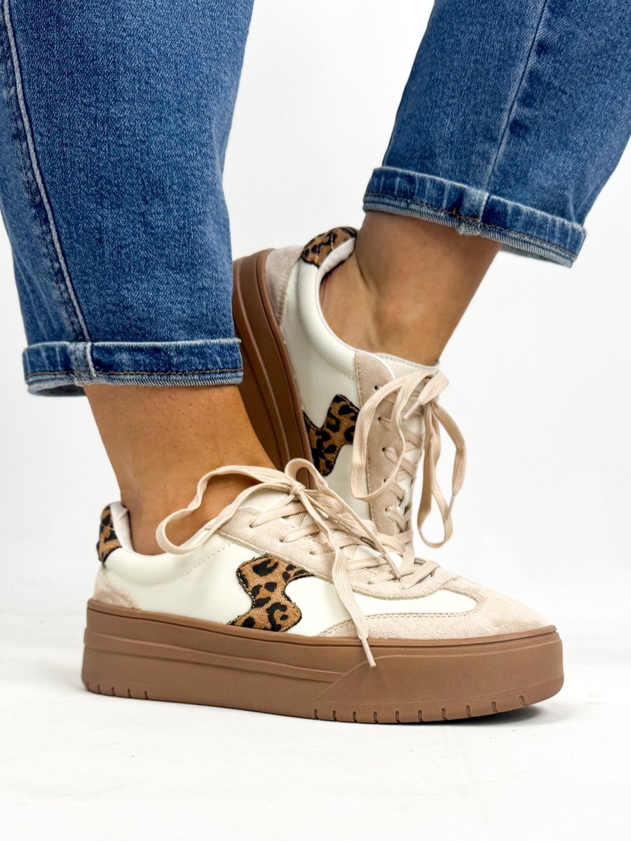 Corky's Ivory Pop Off Sneakers - Macoma Boutique301 Sneakers