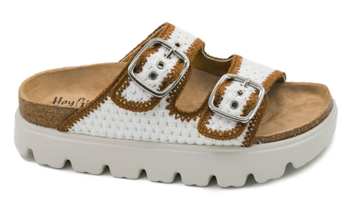 Corky's Ivory Tan Rumor Has It Sandals - Macoma Boutique300 Shoes