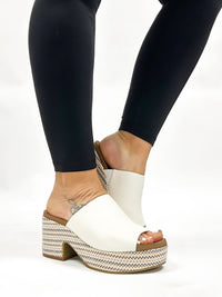 Corky's Ivory Totally Buggin Wedges FINAL SALE
