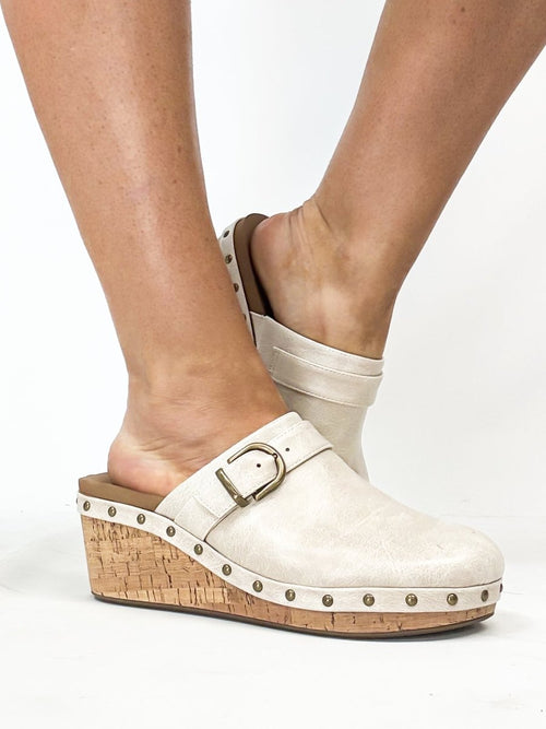 Corky's Ivory Who Knew Wedges - Macoma Boutique302 Wedges & Heels