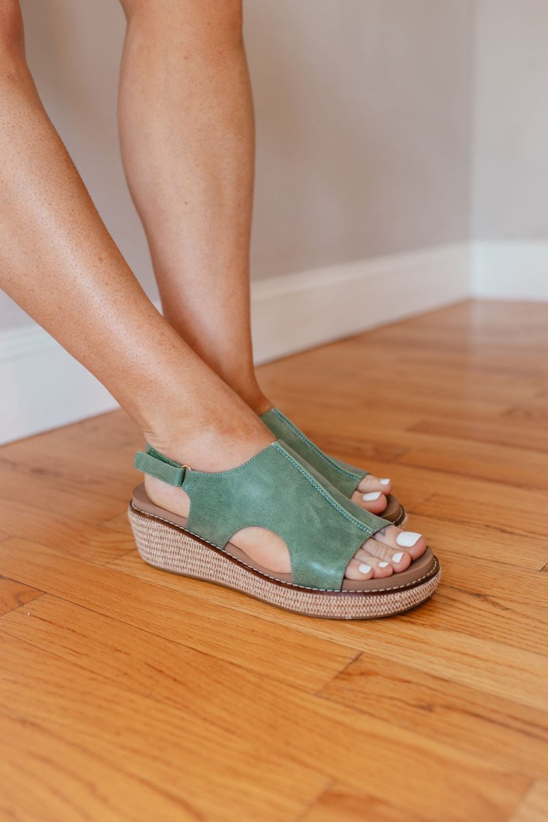 Corky's Leaf Green Volta II Sandals - Macoma Boutique304 Sandals