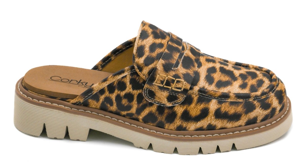 Corky's Leopard Am I Right Shoes - Macoma Boutique303 Mules & Boots