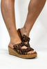 Corky's Leopard Bowed Up Sandals - Macoma Boutique302 Wedges & Heels