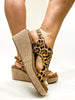 Corky's Leopard Carley Sandals - Macoma Boutique302 Wedges & Heels