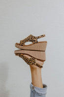 Corky's Leopard Carley Sandals - Macoma Boutique302 Wedges & Heels