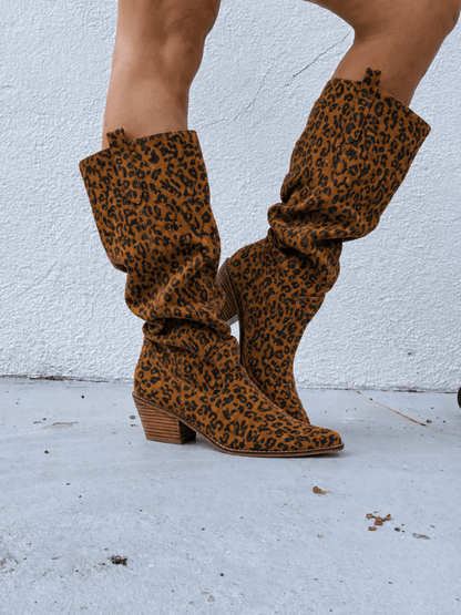 Corky's Leopard City Slicker Boots - Macoma Boutique303 Mules & Boots