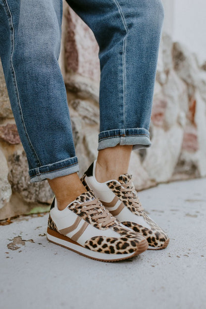 Corky's Leopard Combo Kickoff Sneakers - Macoma Boutique301 Sneakers
