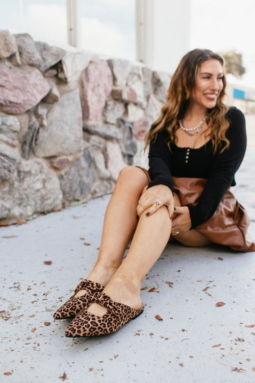 Corky's Leopard Knotty But Nice Mules - Macoma Boutique303 Mules & Boots