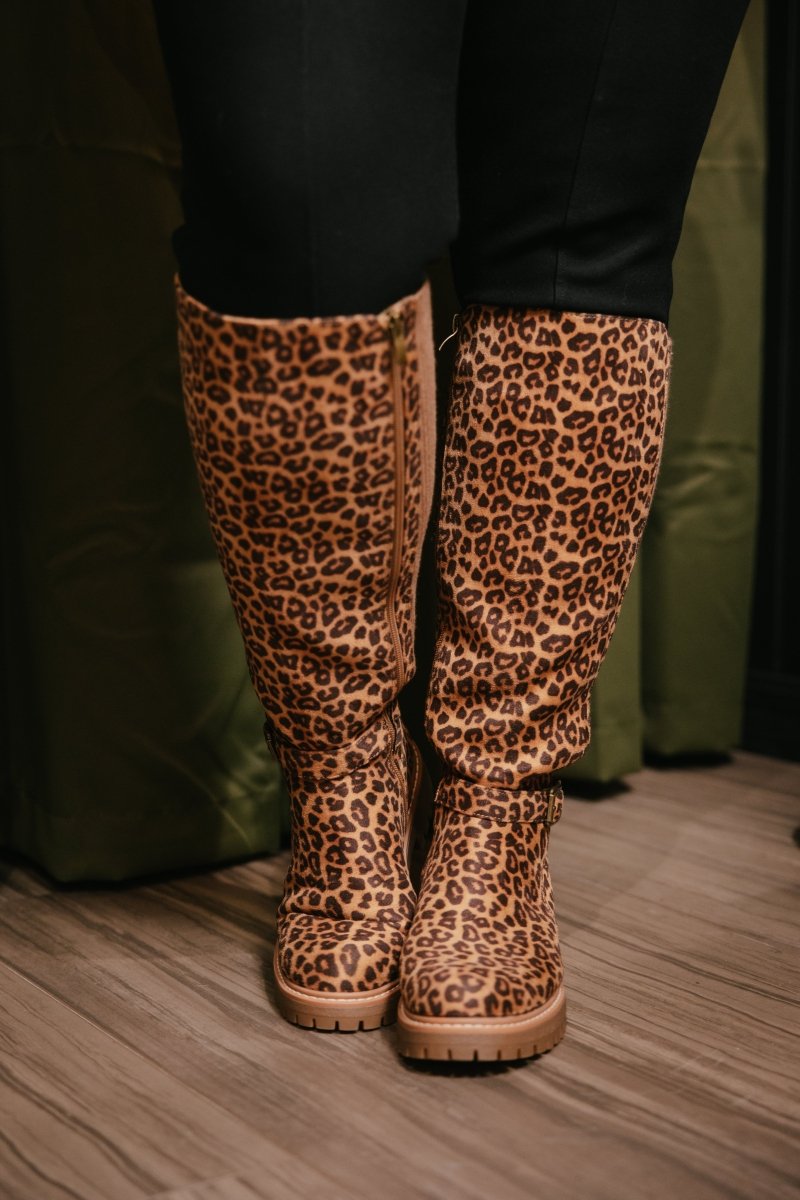 Corky's Leopard Let's Grab Coffee Boots - Macoma Boutique303 Mules & Boots