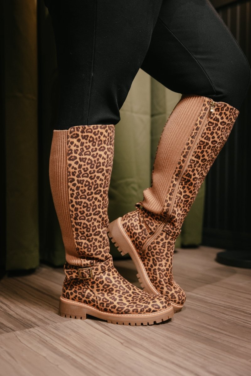 Corky's Leopard Let's Grab Coffee Boots - Macoma Boutique303 Mules & Boots