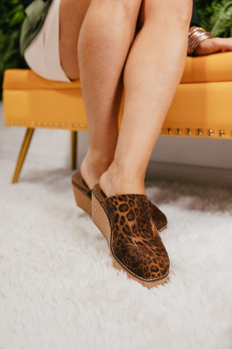 Corky's Leopard Maybe Later Wedges - Macoma Boutique302 Wedges & Heels