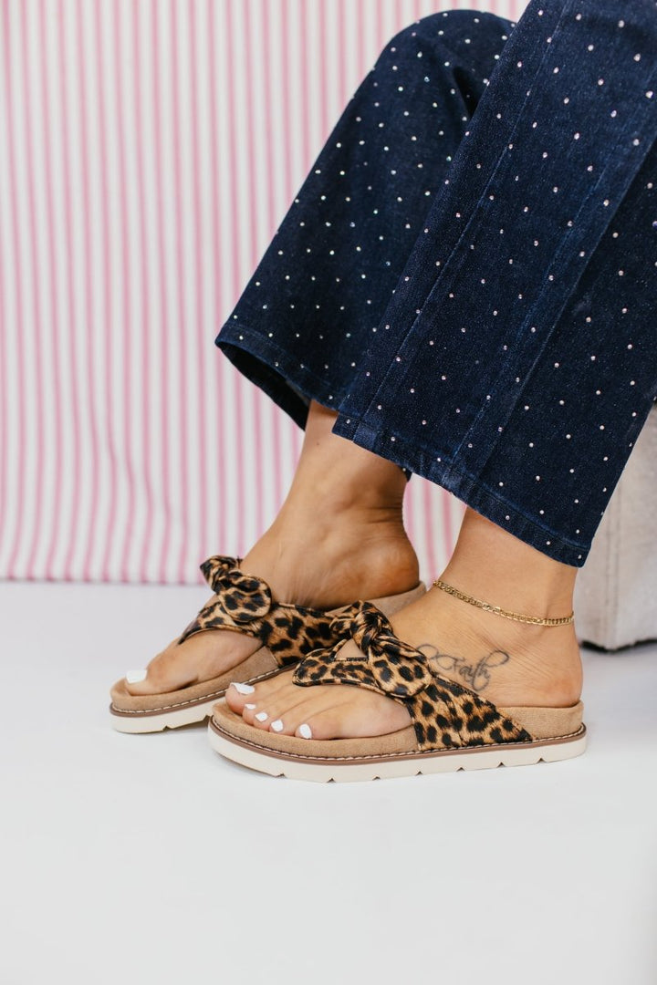 Corky's Leopard Never Settle Sandals - Macoma Boutique305 Flats