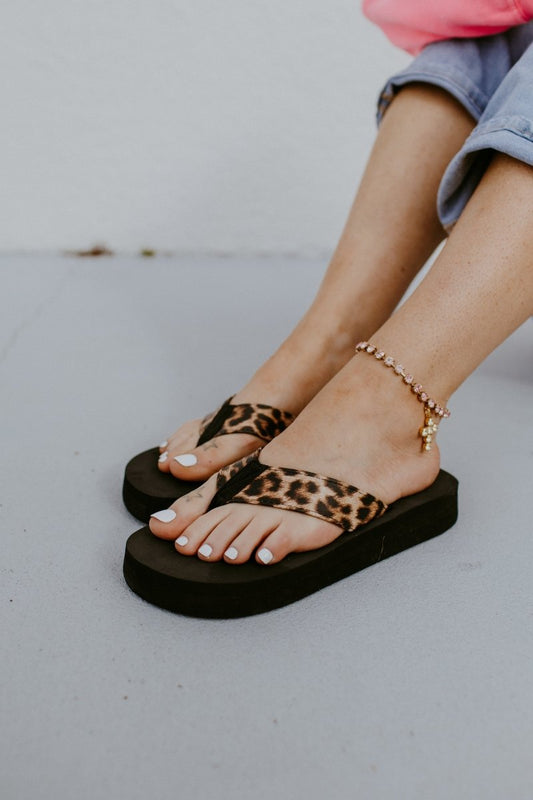 Corky's Leopard Overboard Sandals - Macoma Boutique304 Sandals