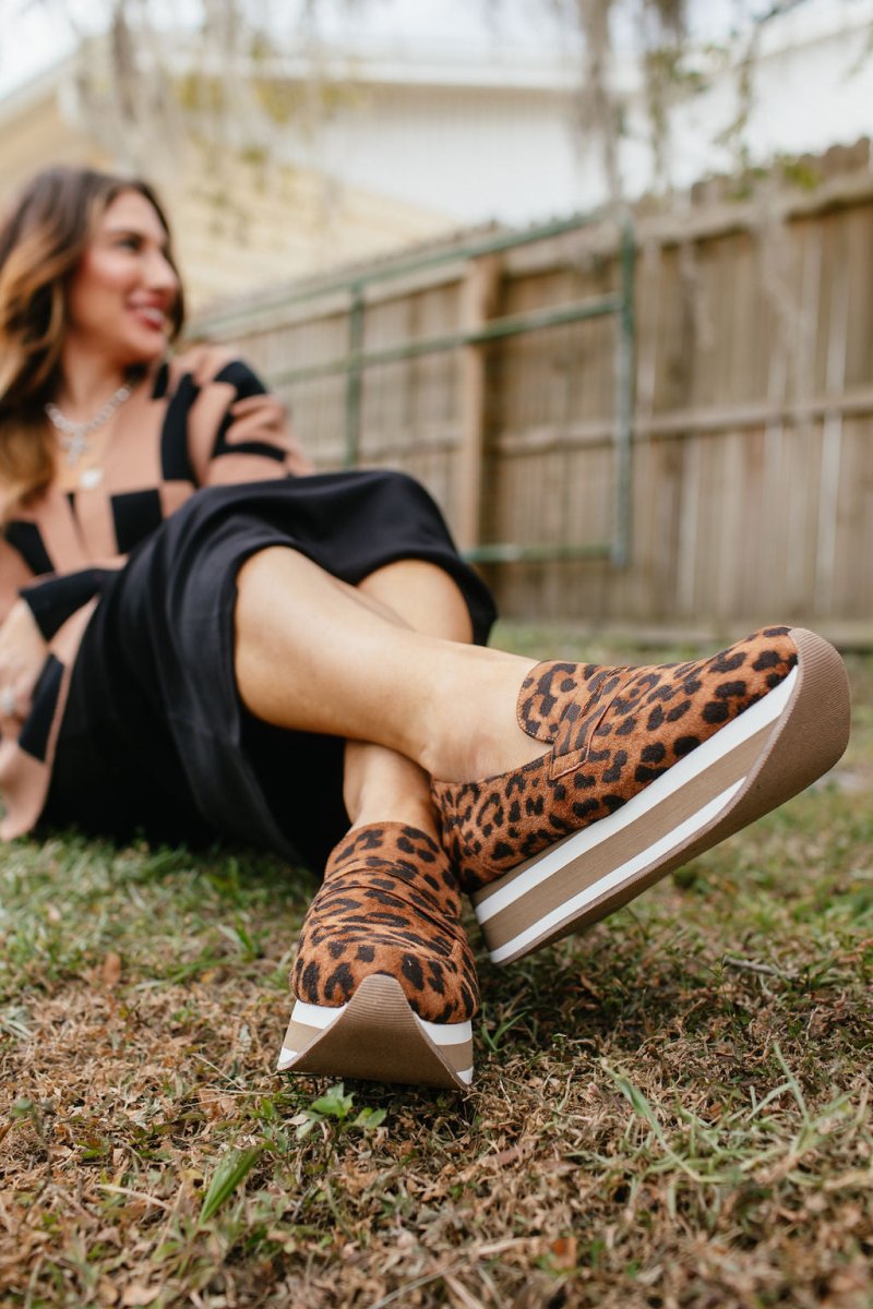 Corky's Leopard Sheesh Shoes - Macoma Boutique301 Sneakers