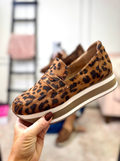 Corky's Leopard Sheesh Shoes - Macoma Boutique301 Sneakers