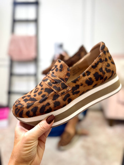 Corky's Leopard Sheesh Shoes - Macoma Boutique301 Sneakers