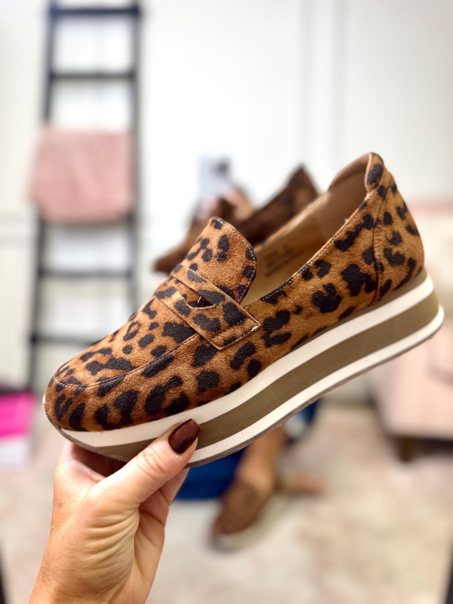 Corky's Leopard Sheesh Shoes - Macoma Boutique301 Sneakers