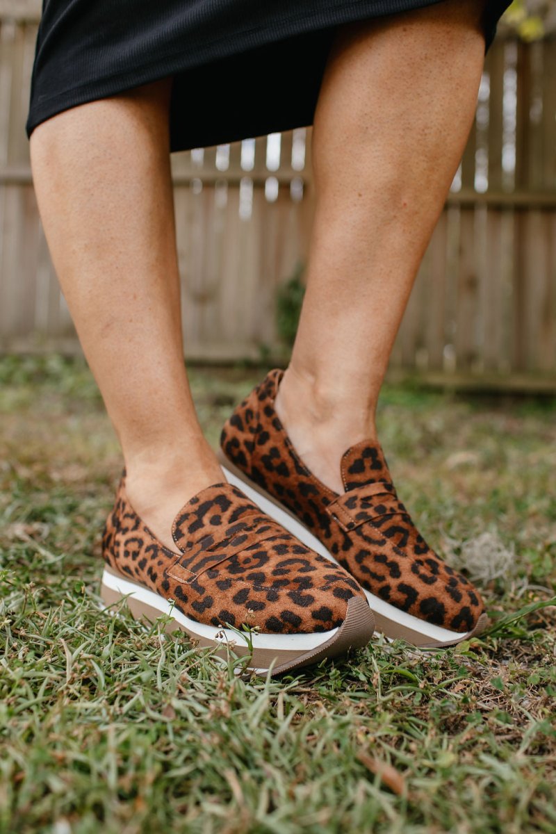 Corky's Leopard Sheesh Shoes - Macoma Boutique301 Sneakers