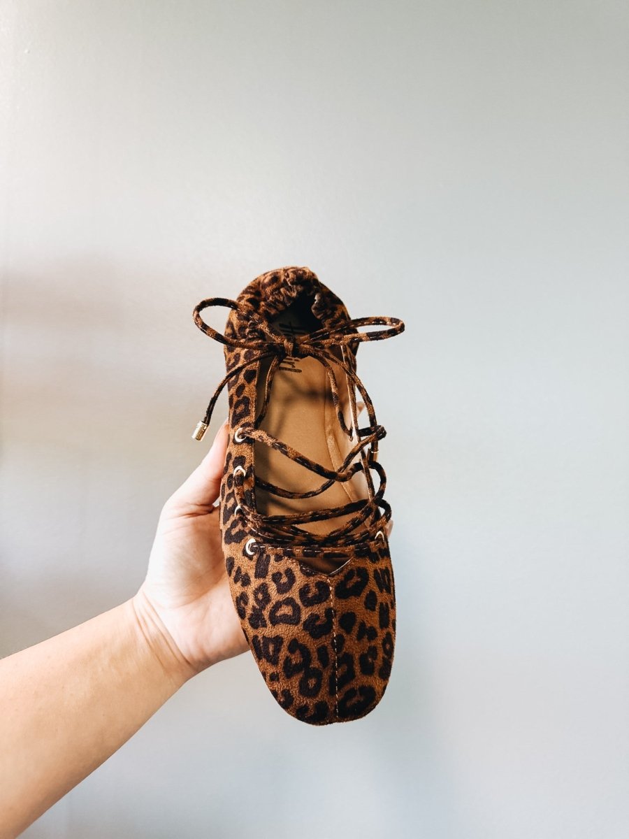 Corky's Leopard Tied Up Flats - Macoma Boutique305 Flats