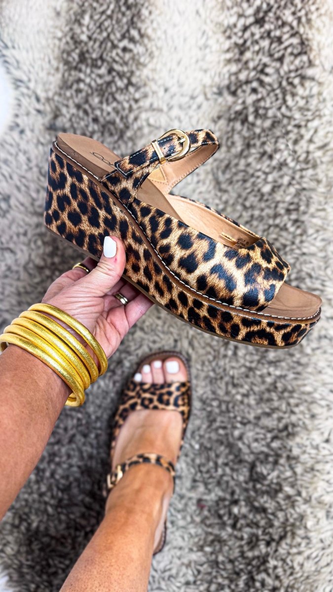 Corky's Leopard Treat Yourself Wedges - Macoma Boutique302 Wedges & Heels