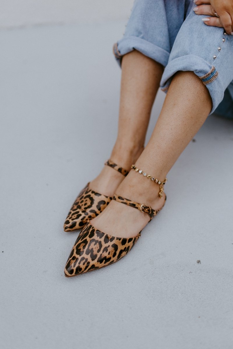 Corky's Leopard Wanna Grab Drinks Flats - Macoma Boutique305 Flats