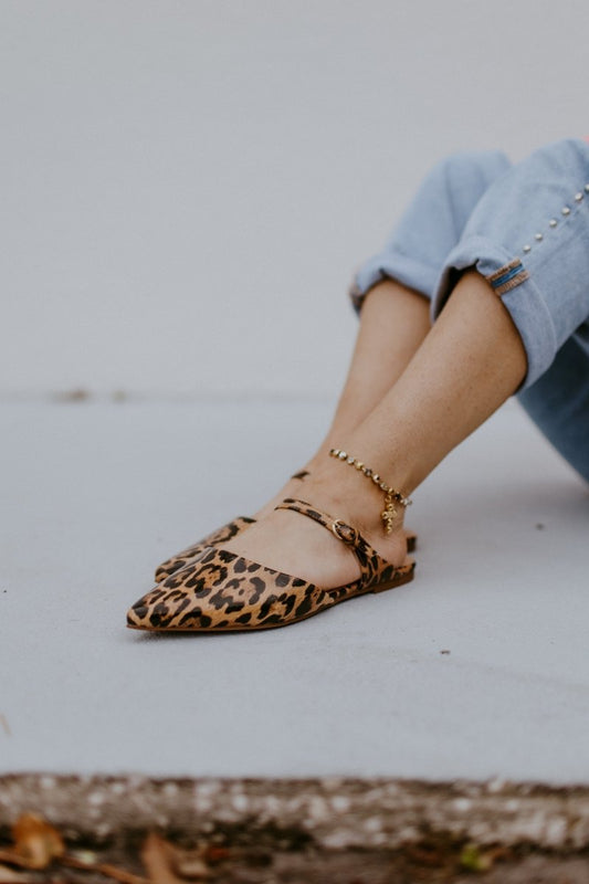 Corky's Leopard Wanna Grab Drinks Flats - Macoma Boutique305 Flats