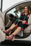 Corky's Merlot Frisky Wedges - Macoma Boutique302 Wedges & Heels