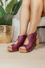 Corky's Merlot Frisky Wedges - Macoma Boutique302 Wedges & Heels