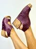 Corky's Merlot Frisky Wedges - Macoma Boutique302 Wedges & Heels